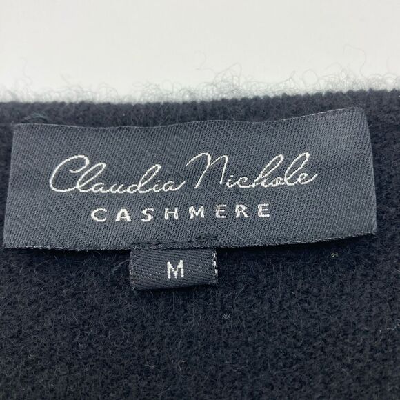 Claudia Nichole Cashmere Open Front Cardigan SZ M - Picture 7 of 8